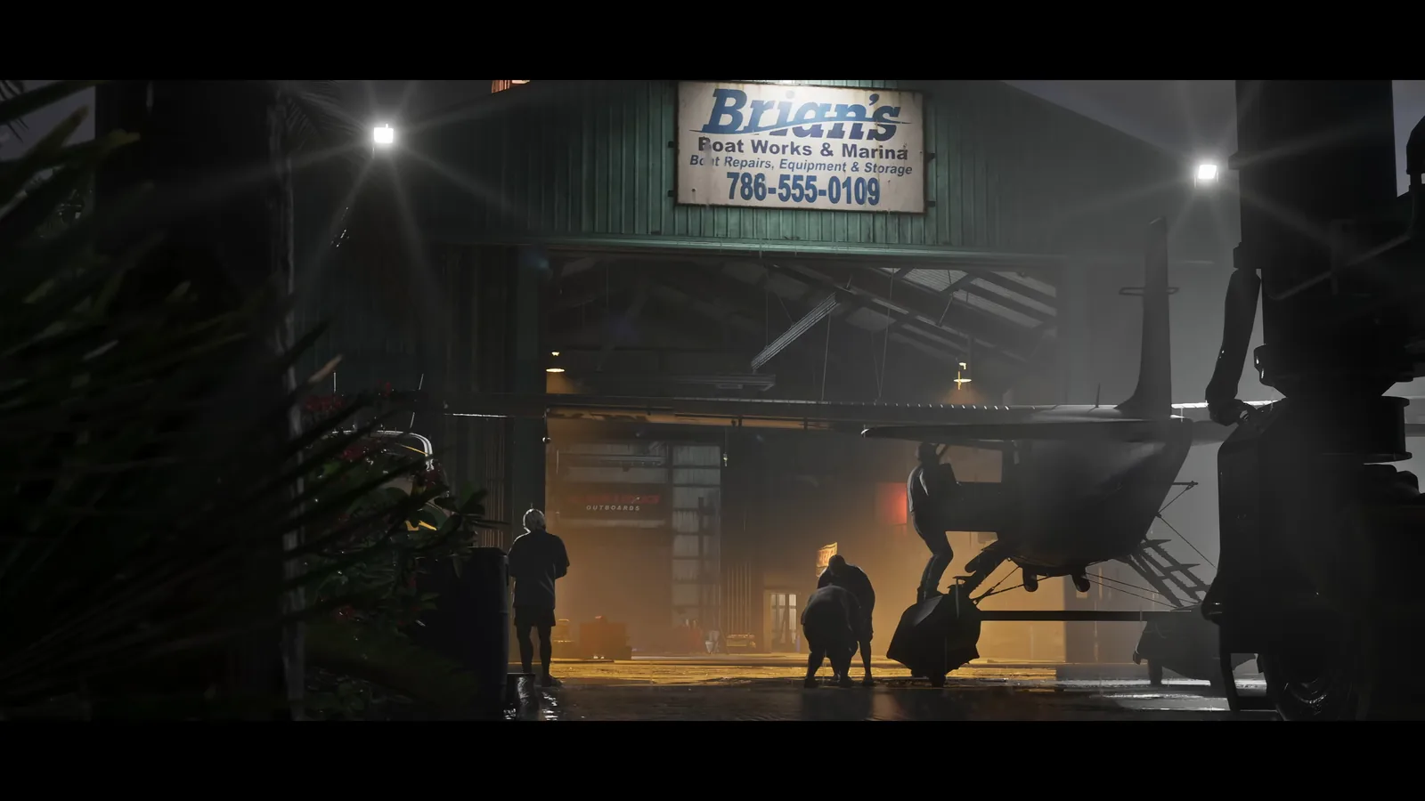 Brian's Boat Works & Marina.